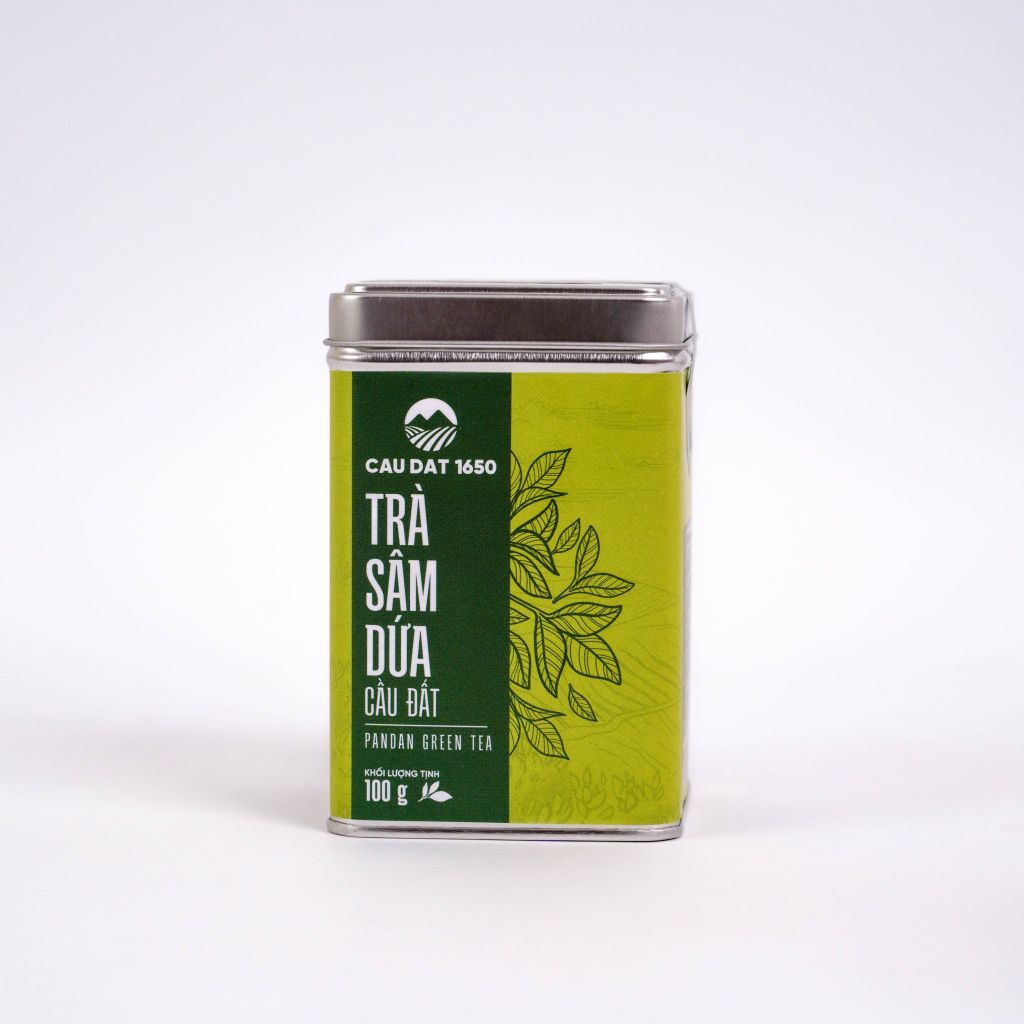 Trà Sâm Dứa Cầu Đất 100g (Hộp Thiếc)
